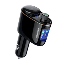 Modulator FM Bluetooth, incarcator bricheta auto Baseus S-06