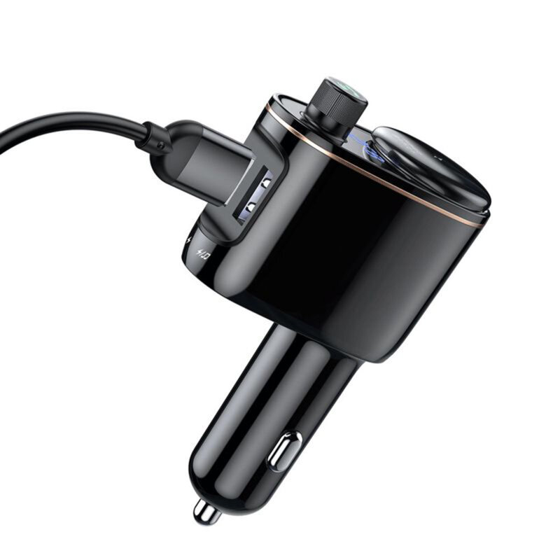 Modulator FM Bluetooth, incarcator bricheta auto Baseus S-06