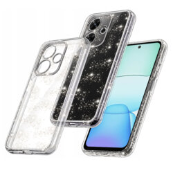 Husa sclipici Xiaomi Redmi 13 Techsuit SparkleSkin, transparenta