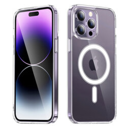 Husa iPhone 14 Pro Max Techsuit MagSafe Pro, transparenta