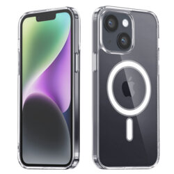 Husa iPhone 14 Techsuit MagSafe Pro, transparenta