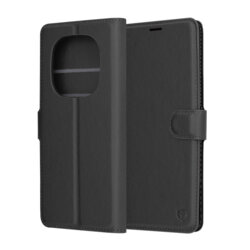 Husa Xiaomi Redmi Note 14 Pro+ 5G Techsuit Leather Folio, negru