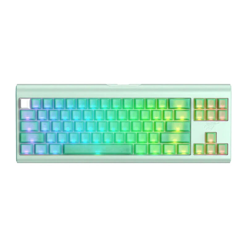 Tastatura gaming mecanica RGB Havit KB896L, 1.2m, verde