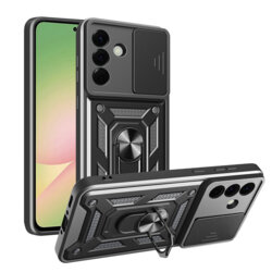 Husa Samsung Galaxy A56 5G protectie camera Techsuit CamShield Series, negru