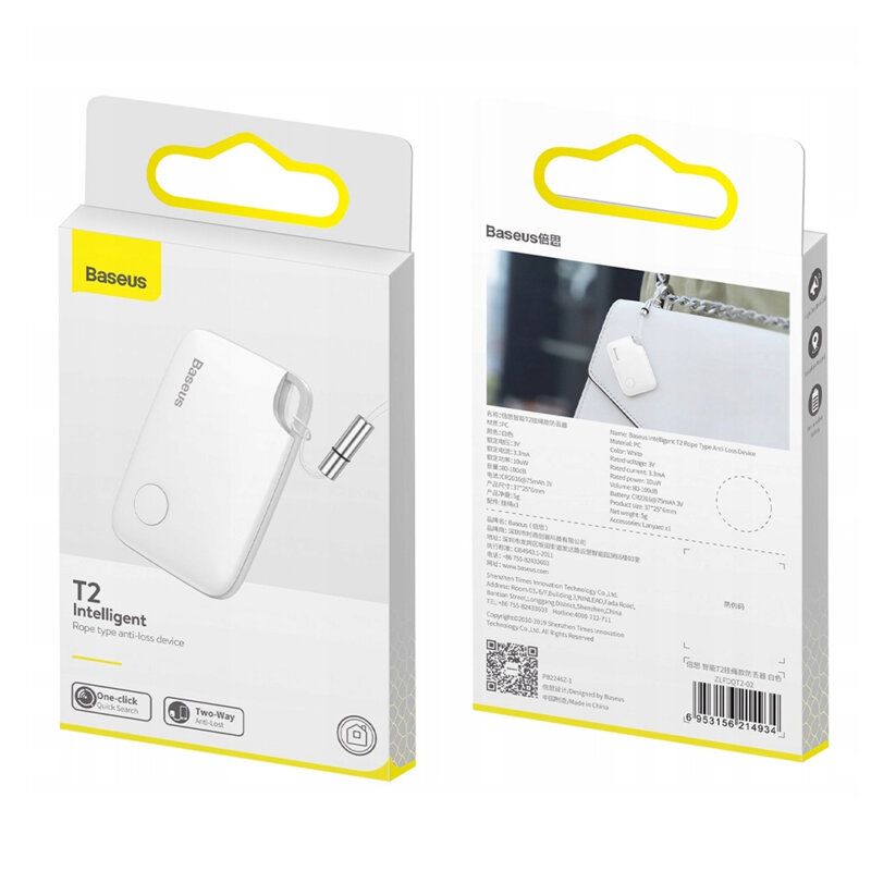Dispozitiv anti-pierdere Baseus T2, mini GPS tracker, ZLFDQT2-02