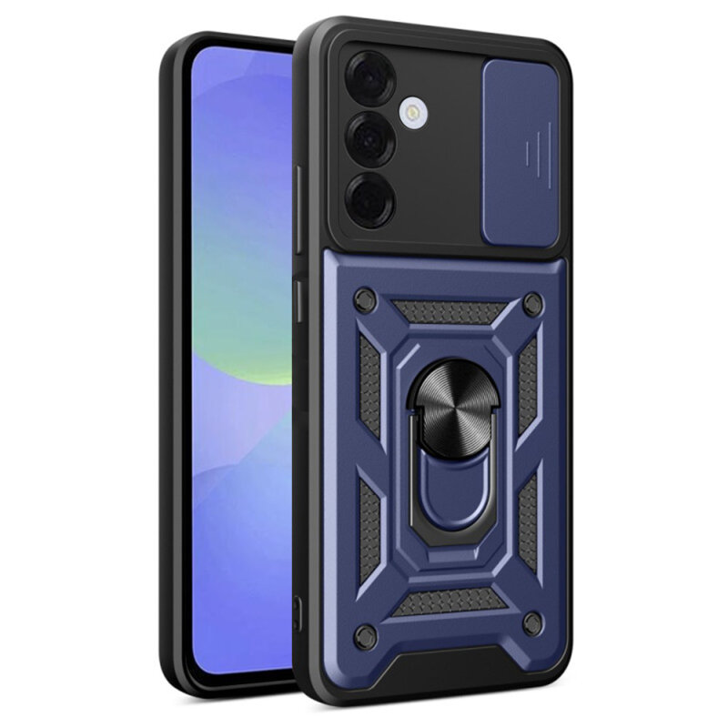 Husa Samsung Galaxy A36 5G protectie camera Techsuit CamShield Series, albastru