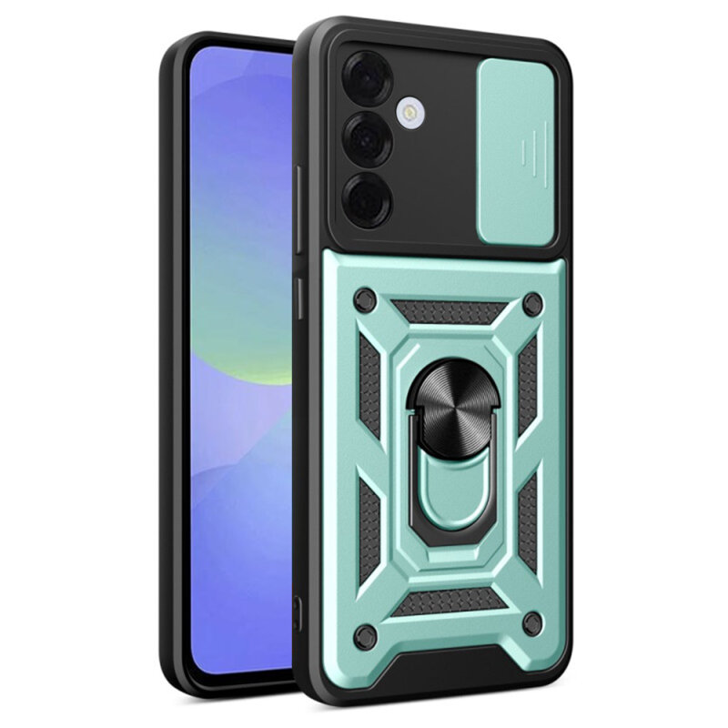 Husa Samsung Galaxy A36 5G protectie camera Techsuit CamShield Series, verde