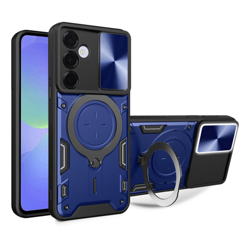 Husa Samsung Galaxy A36 5G Techsuit CamGuard Pro, albastru
