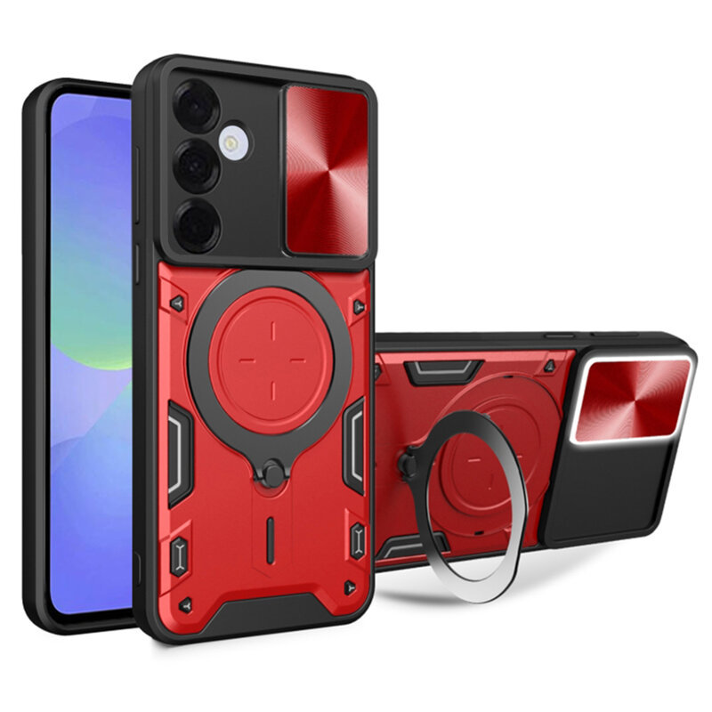 Husa Samsung Galaxy A36 5G Techsuit CamGuard Pro, rosu