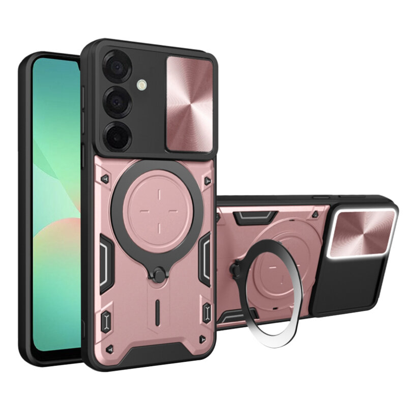Husa Samsung Galaxy A26 5G Techsuit CamGuard Pro, roz auriu