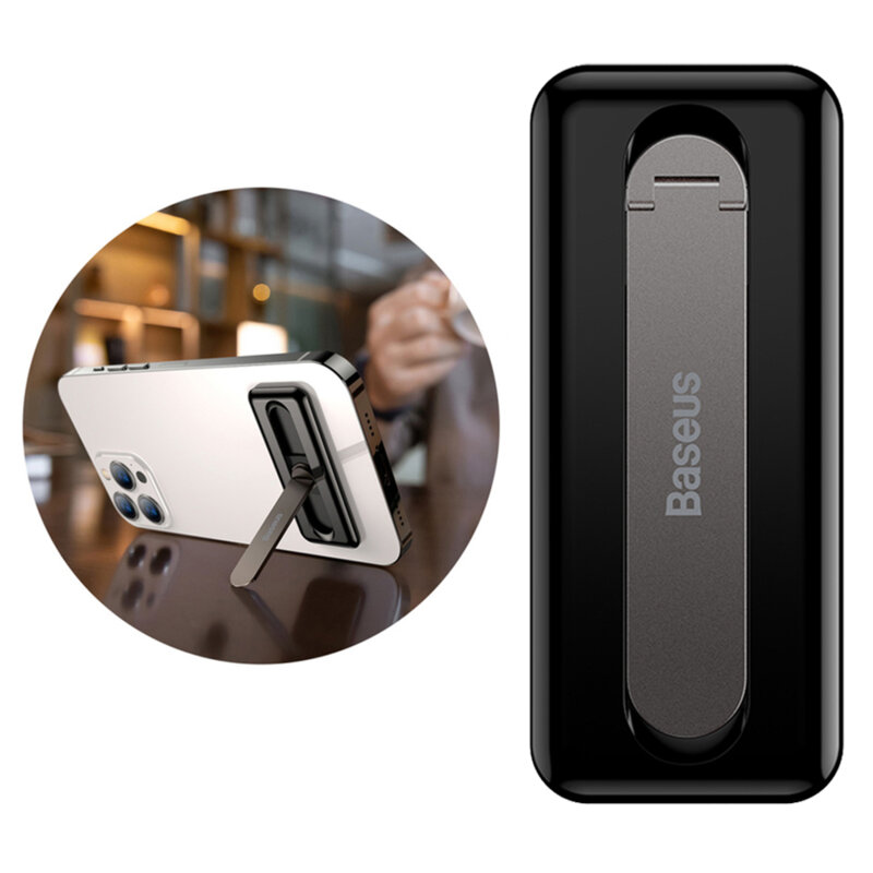 Suport de birou pentru telefon Baseus LUXZ000001, negru