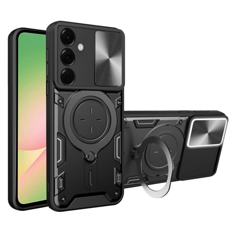 Husa Samsung Galaxy A56 5G Techsuit CamGuard Pro, negru