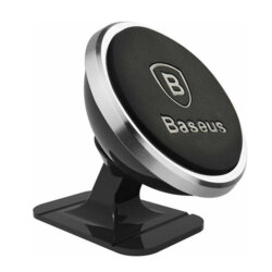 Suport auto magnetic telefon Baseus, argintiu, SUCX140012