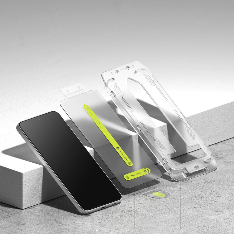 [Pachet 2x] Folie sticla Samsung Galaxy A36 5G Ringke Easy Slide Tempered Glass, transparenta