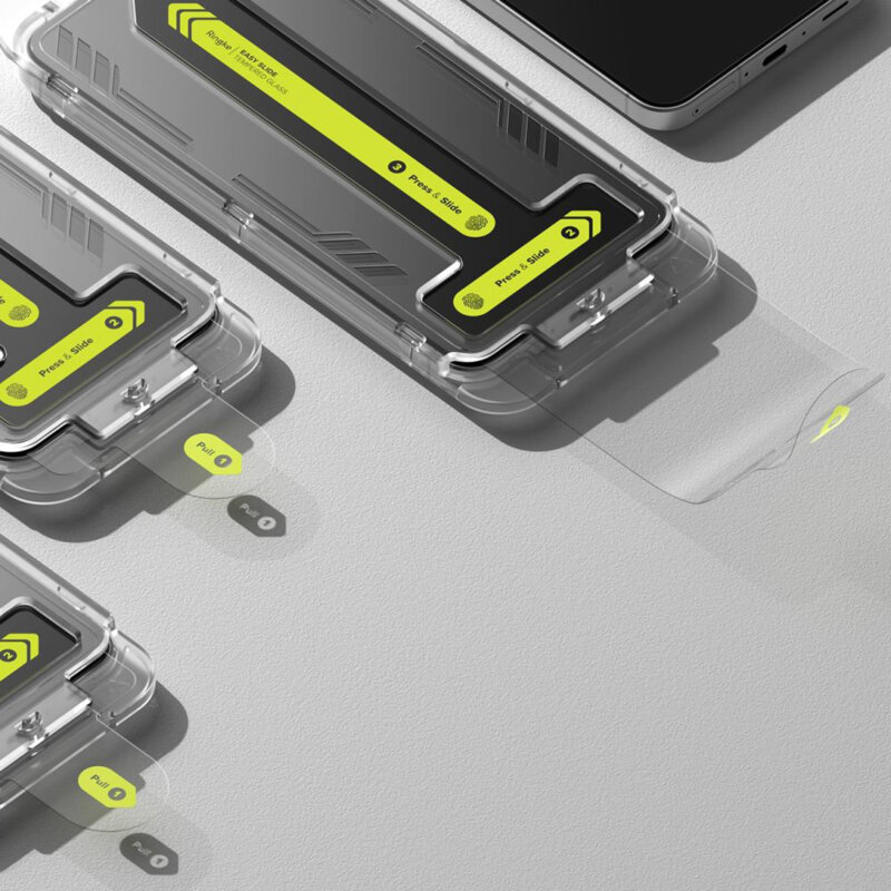 [Pachet 2x] Folie sticla Samsung Galaxy A36 5G Ringke Easy Slide Tempered Glass, transparenta