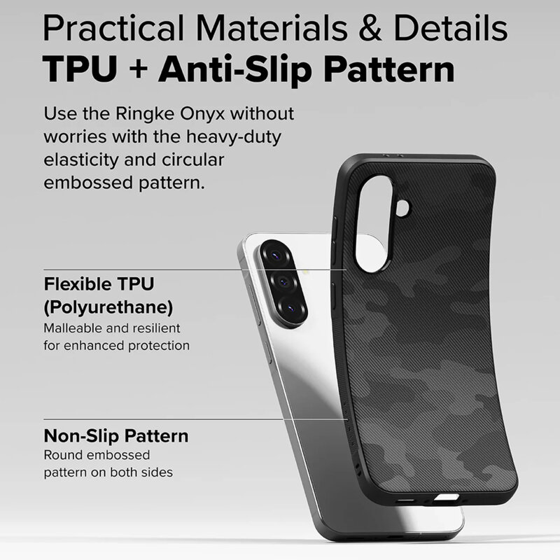 Husa Samsung Galaxy A36 5G Ringke Onyx Design, camuflaj