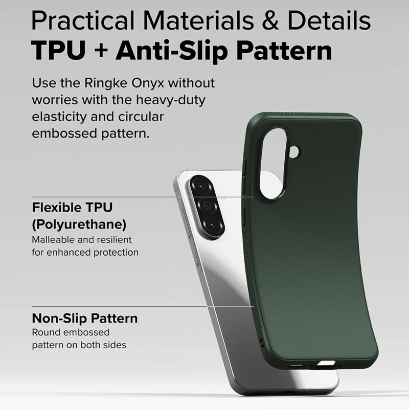 Husa Samsung Galaxy A56 5G Ringke Onyx, verde