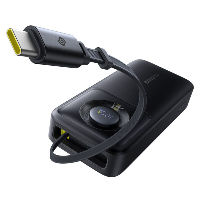 Baterie externa 20000mAh Free2Pull Baseus, 65W, negru, P10073700123-00
