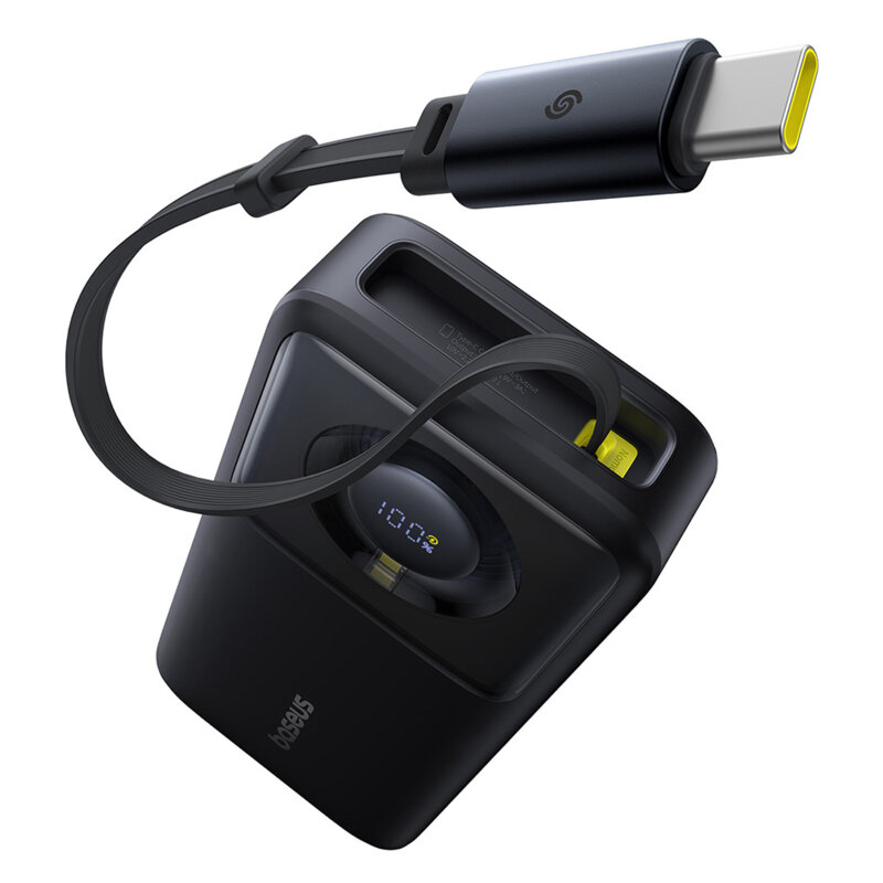 Baterie externa 20000mAh Free2Pull Baseus, 65W, negru, P10073700123-00