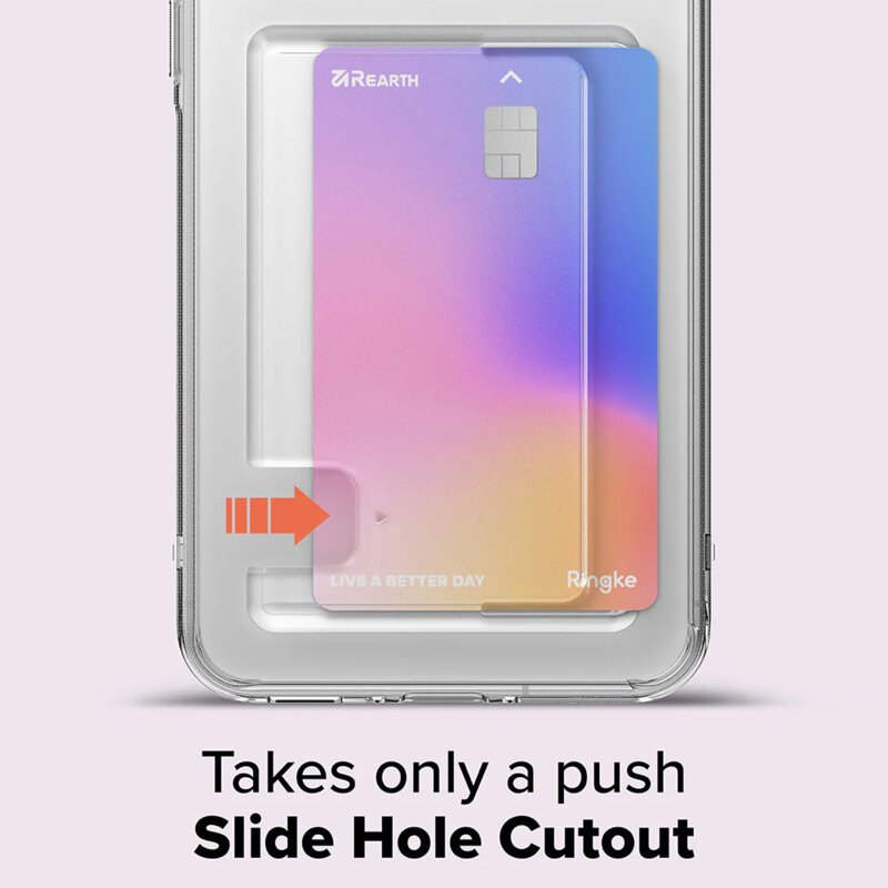 Husa Samsung Galaxy A36 5G Ringke Fusion Card, transparenta