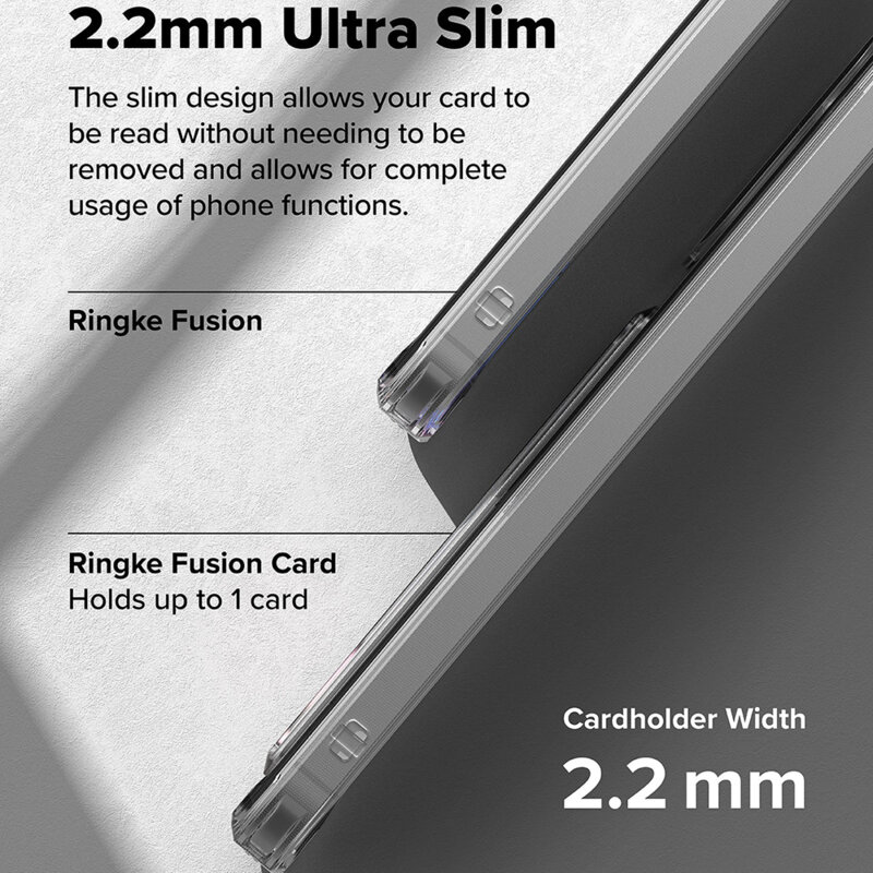 Husa Samsung Galaxy A36 5G Ringke Fusion Card, transparenta