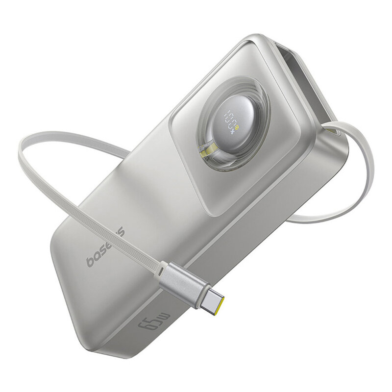 Baterie externa 20000mAh Free2Pull Baseus, 65W, gri, P10073700843-00