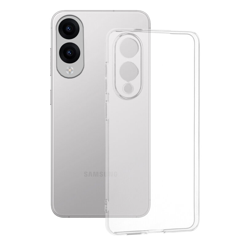 Husa Samsung Galaxy S25 Edge Techsuit Clear Silicone, transparenta
