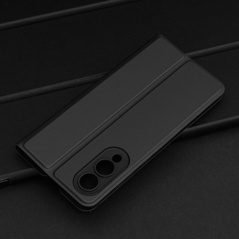 Husa Samsung Galaxy S25 Edge Techsuit Magskin Book, negru