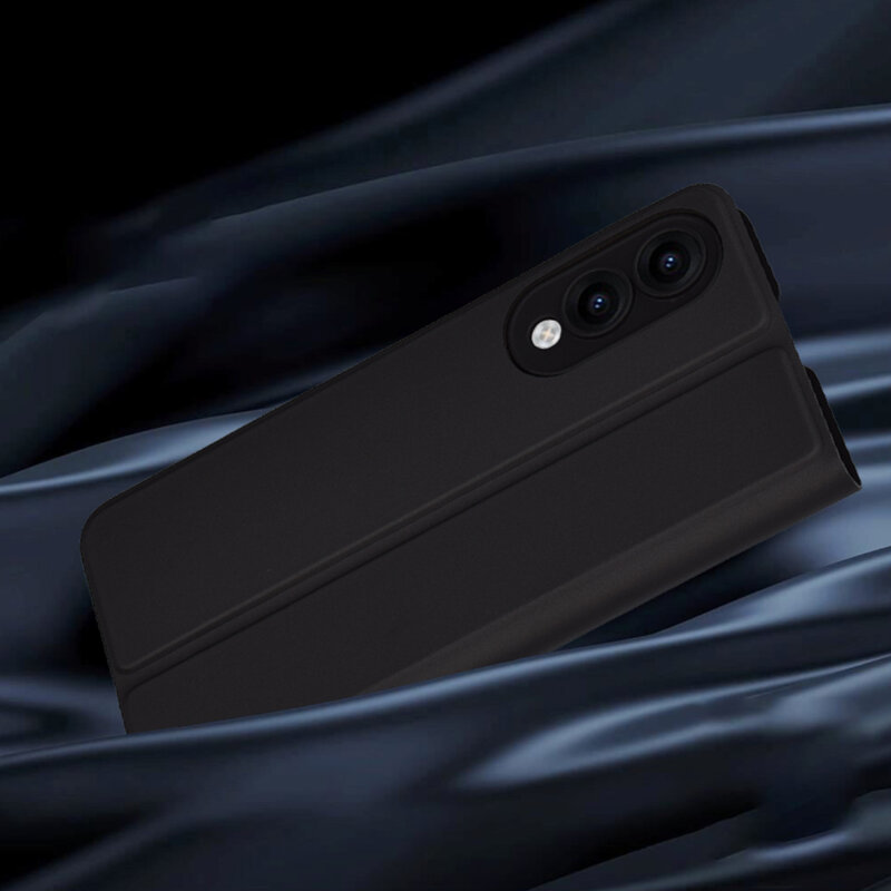 Husa Samsung Galaxy S25 Edge Techsuit Magskin Book, negru