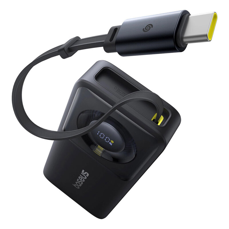 Baterie externa 10000mAh Free2Pull Baseus, 30W, negru, P10073701123-00
