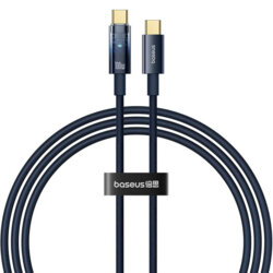 Cablu incarcare Type-C 100W Baseus Explorer, 1m, albastru, P10319704321-00