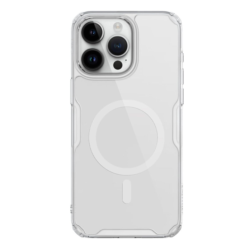 Husa iPhone 15 Pro Nillkin Nature Pro MagSafe, transparenta