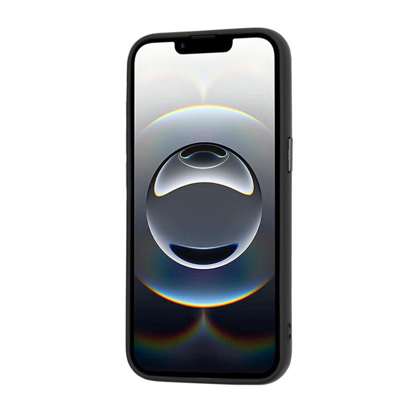 Husa iPhone 16e Techsuit HaloFrost MagSafe Series, negru