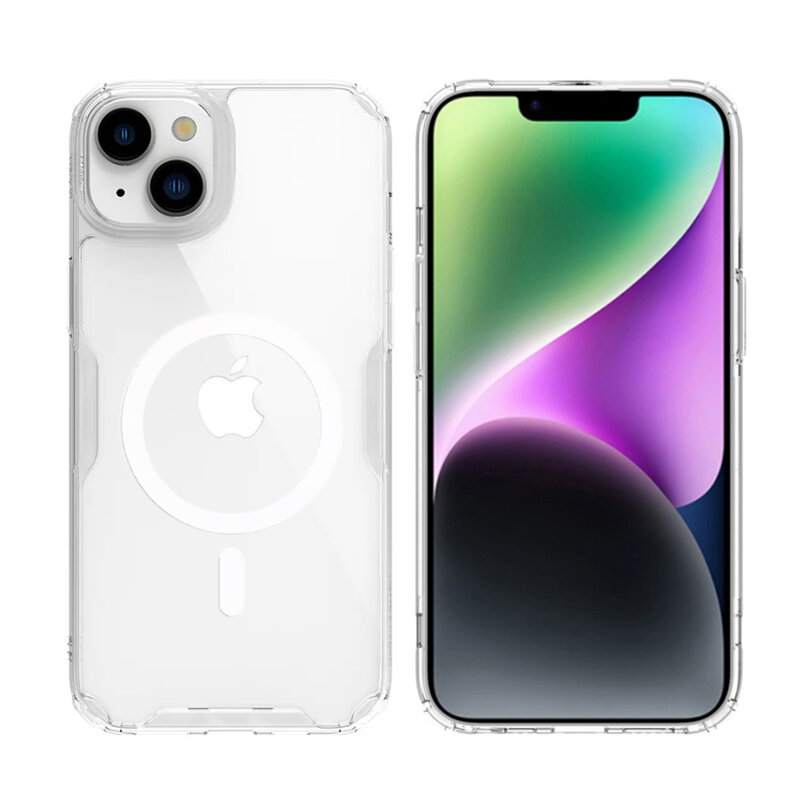 Husa iPhone 15 Nillkin Nature MagSafe, transparenta