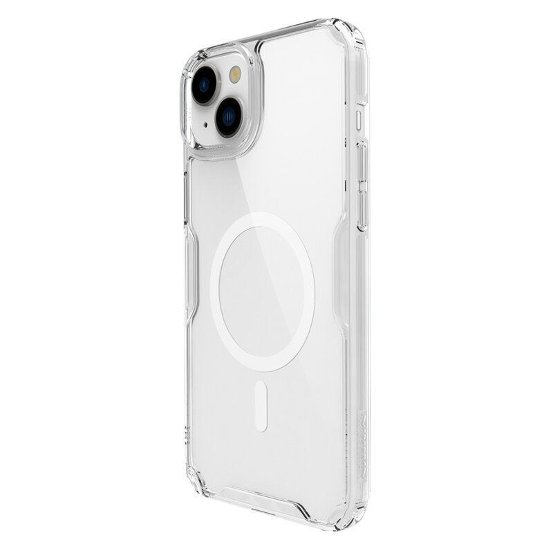 Husa iPhone 15 Nillkin Nature MagSafe, transparenta