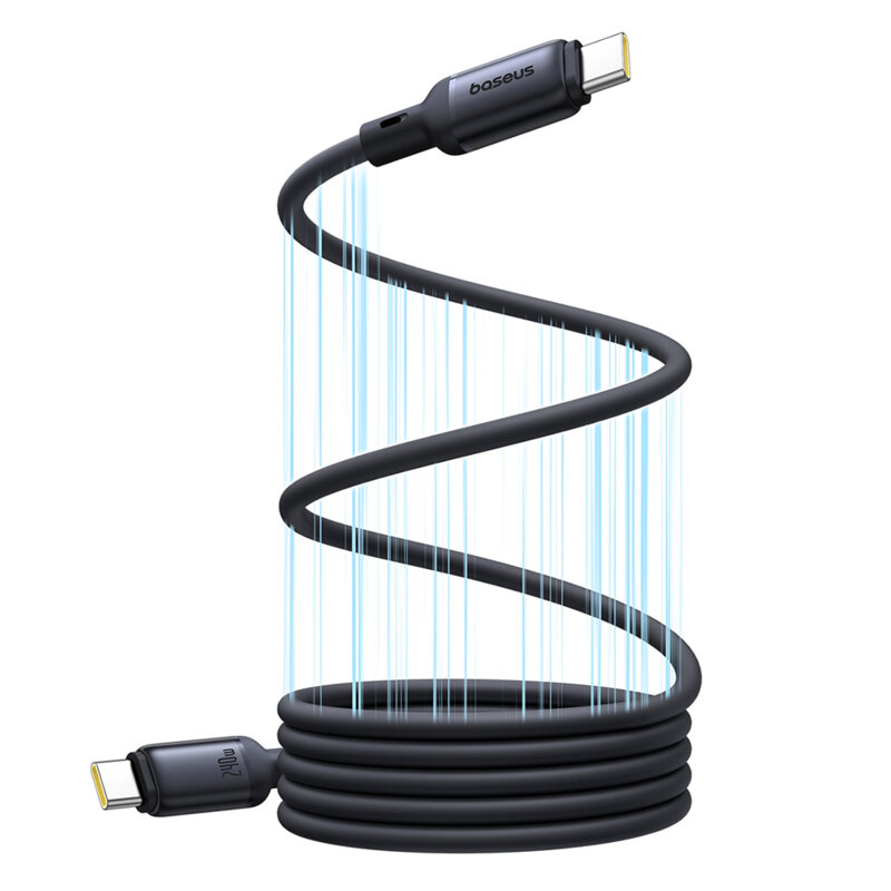 Cablu incarcare magnetic 240W Baseus PicoGo, 1m, negru, P10376800121-00