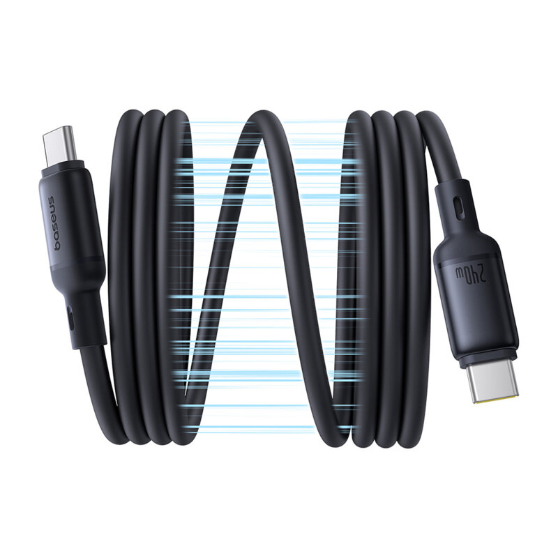 Cablu incarcare magnetic 240W Baseus PicoGo, 1m, negru, P10376800121-00