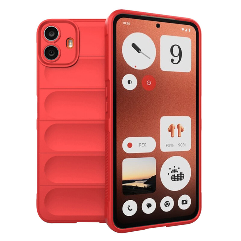 Husa Nothing CMF Phone 1 Techsuit Magic Shield, rosu