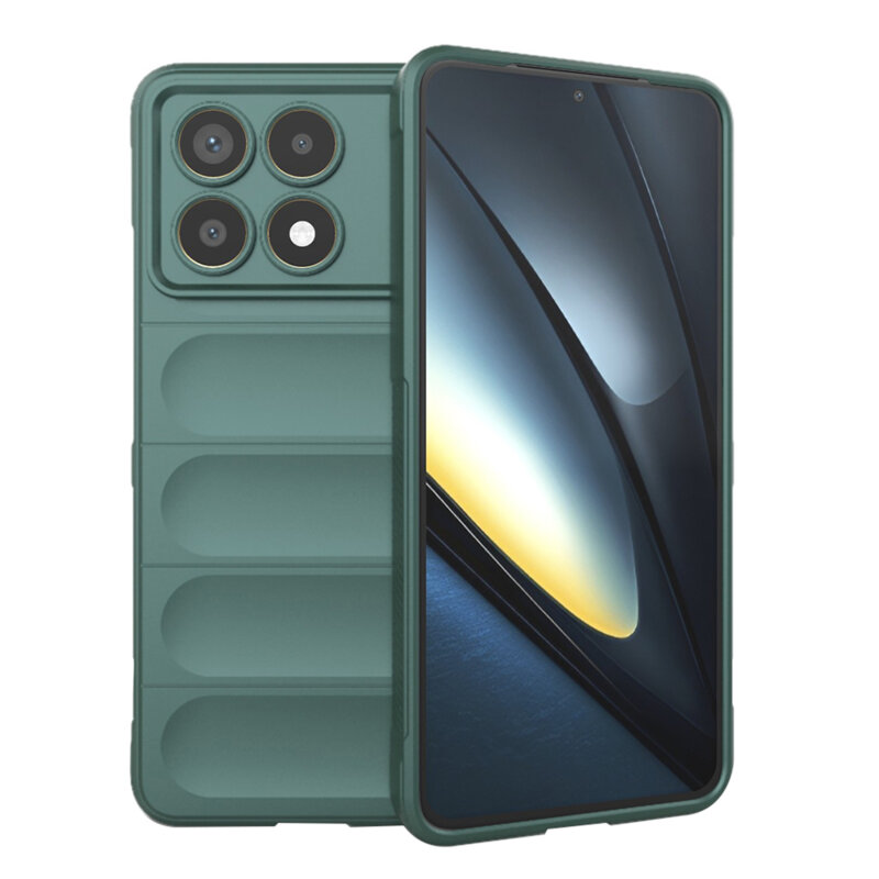 Husa Xiaomi Poco F6 Pro Techsuit Magic Shield, verde