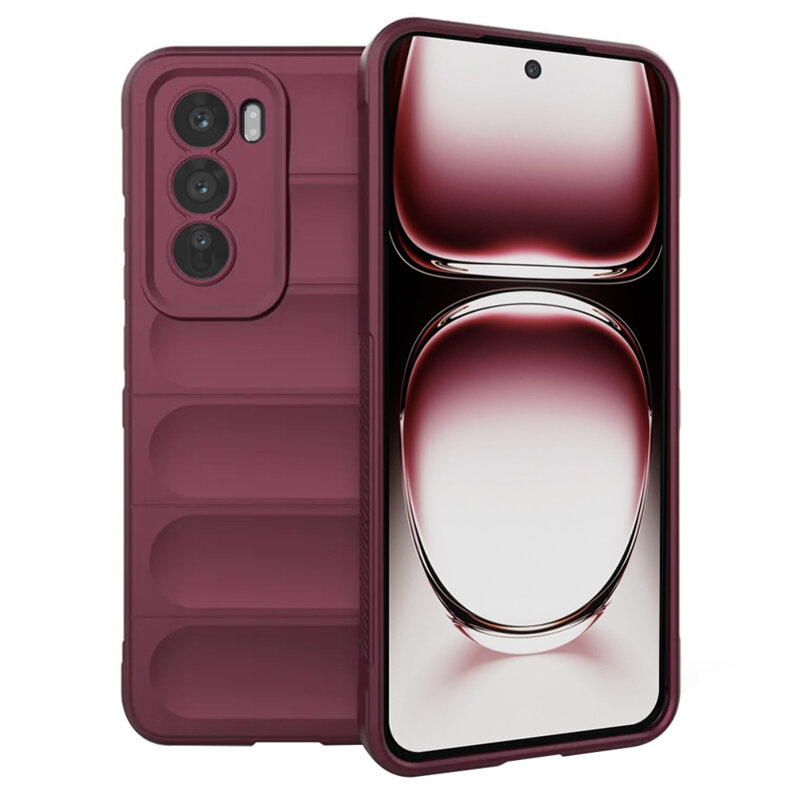 Husa Oppo Reno12 Pro Techsuit Magic Shield, bordo