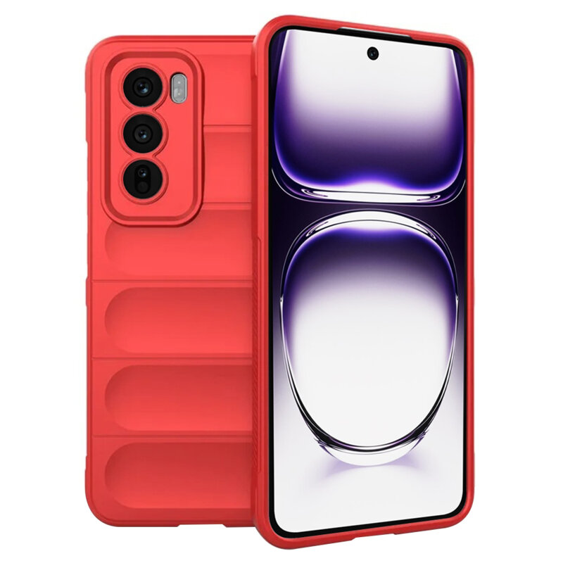 Husa Oppo Reno12 Techsuit Magic Shield, rosu