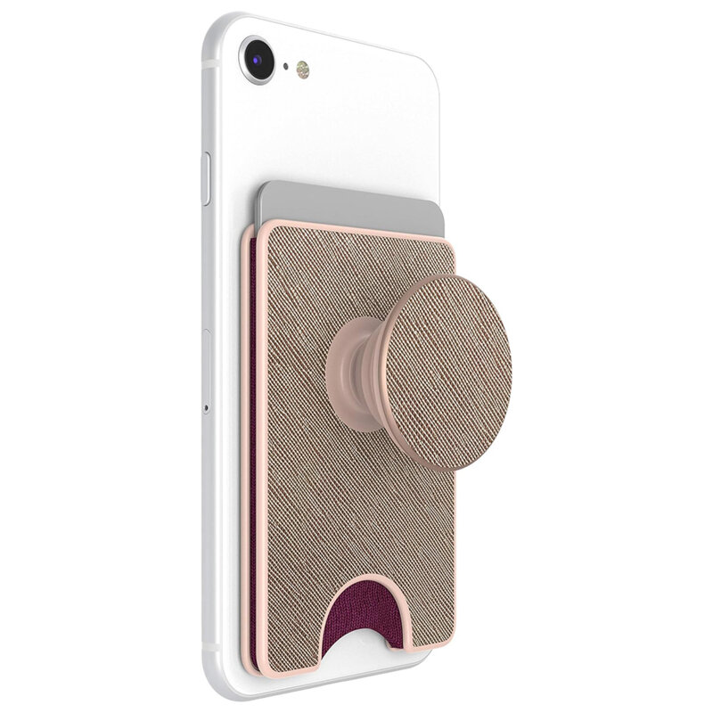Popsockets original, PopWallet, Saffiano Rose Gold