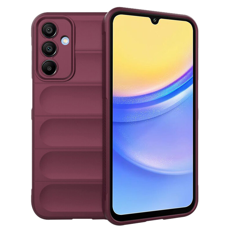 Husa Samsung Galaxy A15 5G Techsuit Magic Shield, bordo