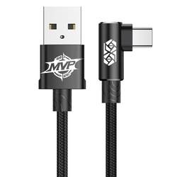 Cablu de date USB-C Baseus MVP Elbow Type - Negru