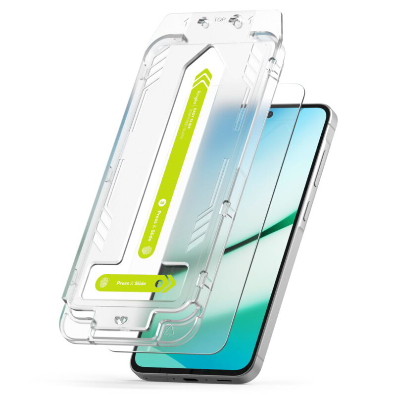 [Pachet 2x] Folie sticla Samsung Galaxy A56 5G Ringke Easy Slide Tempered Glass, transparenta