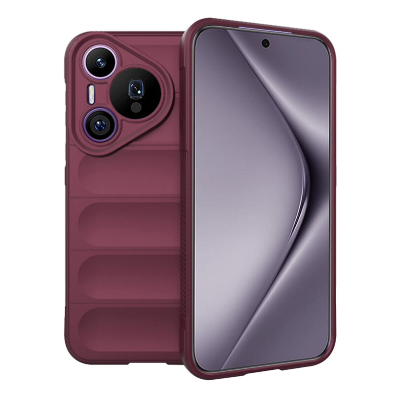 Husa Huawei Pura 70 Pro Techsuit Magic Shield, bordo
