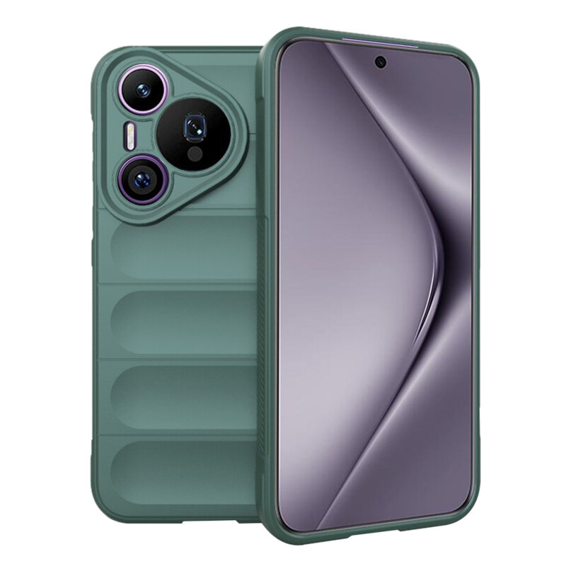 Husa Huawei Pura 70 Pro Techsuit Magic Shield, verde