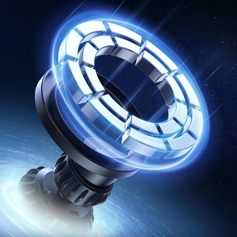 Suport auto magnetic grila ventilatie Techsuit AirFix S1, negru