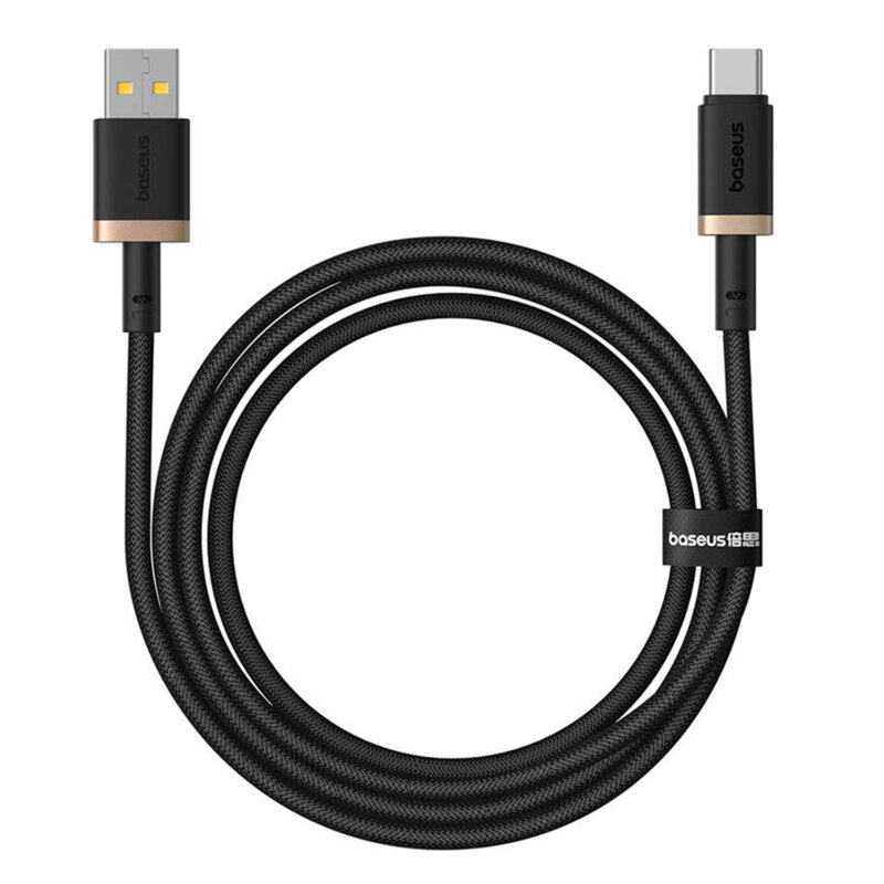 Cablu incarcare laptop 60W Baseus Dura, 1m, auriu, P10377802U01-00
