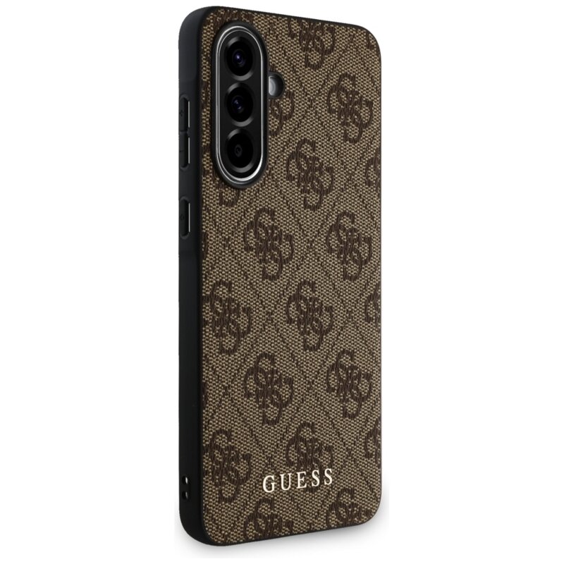 Husa originala Guess Samsung Galaxy A56 5G Hardcase 4G Classic, maro, GUHCSA56G4GFBR